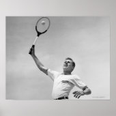 Man tennis poster (Voorkant)