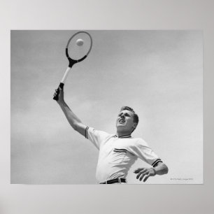 Man tennis poster
