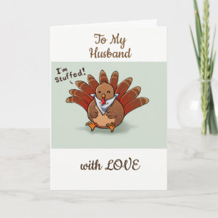 **MAN** THANKSGIVING LIEFDE EN ROMANCE FEESTDAGEN KAART