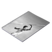 Man Throwing Javelin Notitieboek (Linkerzijde)