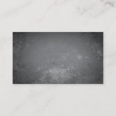 Man traint hond visitekaartje (Achterkant)