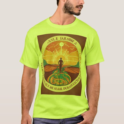 Man T'shirt T-shirt (Voorkant)