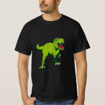 Man tyrannosaurus rex gestileerd t-shirt