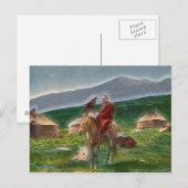 Man uit Kazachstan Briefkaart (Voorkant / Achterkant)