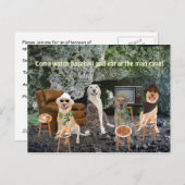 Man - Uitnodiging tot grotten (Voorkant / Achterkant)