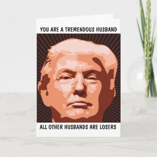 MAN UITSTEKENDE MAN DONALD TRUMP VERJAARDAG KAART