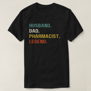 Man vader apotheker legende, grappige apotheker, t-shirt