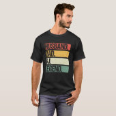 man vader dj Disc Legend Music Fathers T-shirt (Voorkant volledig)
