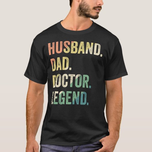 Man Vader Dokter Legende Funny Doctor T-shirt (Voorkant)