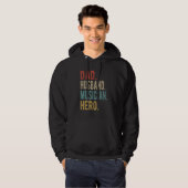 Man Vader Echtgenoot Musicus Held Hoodie (Voorkant volledig)