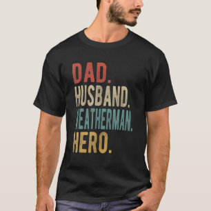 Man Vader Echtgenoot Weerman Held T-shirt