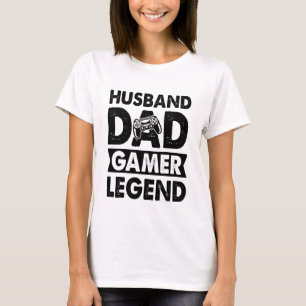 Man vader gamer legende grappig t-shirt