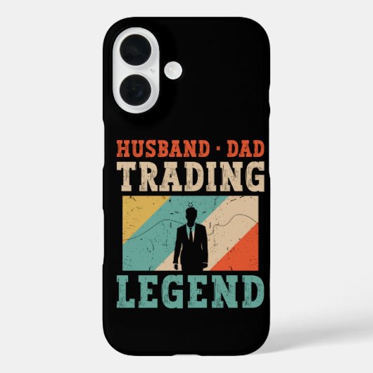 Man Vader Handel Retro, Daghandelaar Aandelenmarkt Case-Mate iPhone Case (Achterkant)