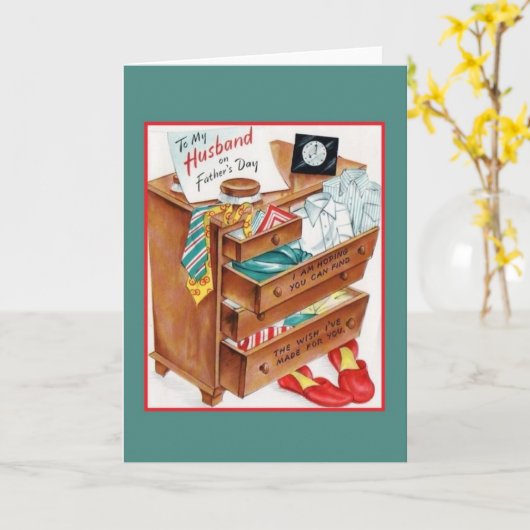  man Vaderdag Kaart (Gele Bloem)