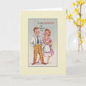  man Vaderdag Wenskaart Kaart (Gele Bloem)