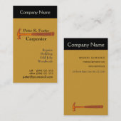 Man van alle handymanconstructie van het werkHamme Visitekaartje (Voorkant / Achterkant)