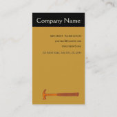 Man van alle handymanconstructie van het werkHamme Visitekaartje (Achterkant)