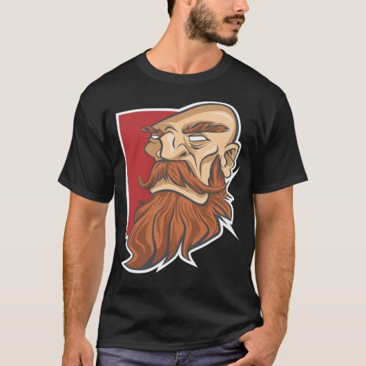 Man van bier t-shirt (Voorkant)