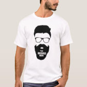Man van de baard t-shirt (Voorkant)