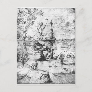 Man van de boom door Hieronymus Bosch Briefkaart