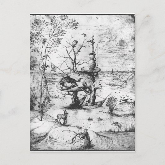Man van de boom door Hieronymus Bosch Briefkaart (Voorkant)