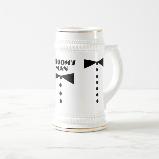 Man van de bruidegom Stein Bierpul (Voorkant rechts)