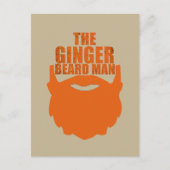 Man van de gemberbaard briefkaart (Voorkant)