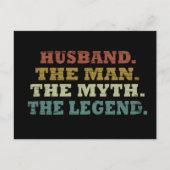 man van de legende van de man myth feestdagenkaart (Voorkant)