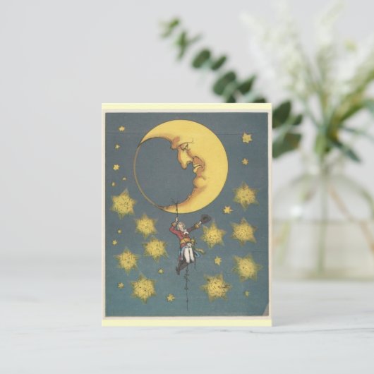 Man van de maan Briefkaart (Staand voorkant)