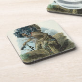 Man van de Mandanijnse stam in het kostuum van Drankjes Onderzetter (Linkerzijde)