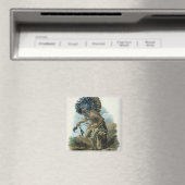 Man van de Mandanijnse stam in het kostuum van Magneet (Insitu (Vaatwasser))