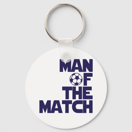 man van de match sleutelhanger (Voorkant)