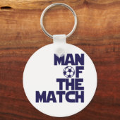 man van de match sleutelhanger (Voorkant)