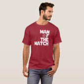man van de match t-shirt (Voorkant volledig)