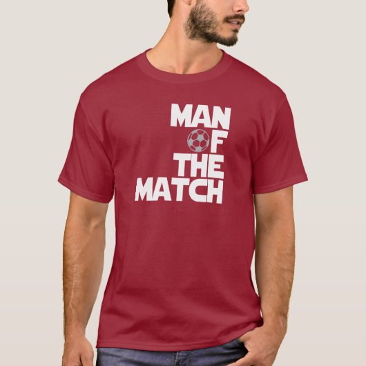 man van de match t-shirt (Voorkant)