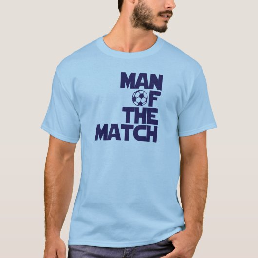 man van de match t-shirt (Voorkant)