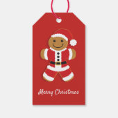 Man | van de Peperkoek van de kerstman het Label Cadeaulabel (Achterkant)