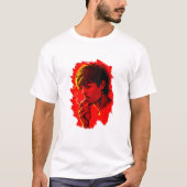 man van de roker t-shirt (Voorkant)