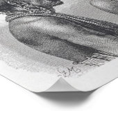 Man van de Ruk-eilanden Poster (Hoek)