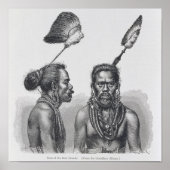 Man van de Ruk-eilanden Poster (Voorkant)