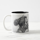 Man van de Ruk-eilanden Tweekleurige Koffiemok (Links)