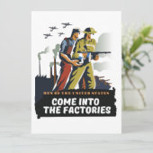 Man van de Verenigde Staten, WW2-poster (Staand voorkant)