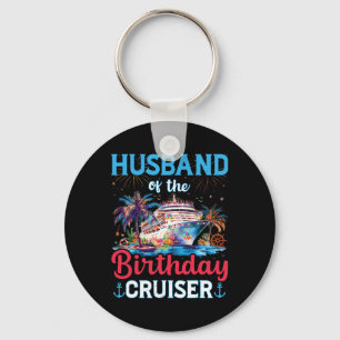 Man van de verjaardag Cruiser Funny Cruise Geboort Sleutelhanger
