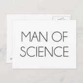 Man van de wetenschap briefkaart (Voorkant / Achterkant)