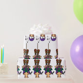 Man van een helling cadeaupapier