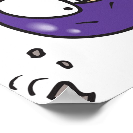 Man van een helling poster (Hoek)