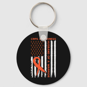 Man van een krijger CRPS Awareness Month Sinaasapp Sleutelhanger