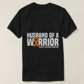 Man van een krijger MS Multiple Sclerosis Awarene T-shirt (Design voorkant)