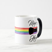 Man van Eer Bourgondië Bow Stropdas Koffie Mok (Voorkant rechts)