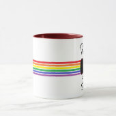 Man van Eer Bourgondië Bow Stropdas Koffie Mok (Midden)